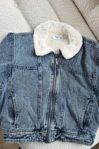 Home for the Holidays Denim Jacket