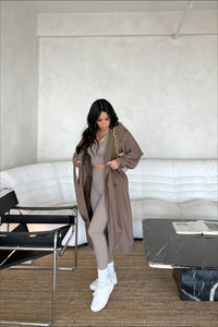 Olive Touch Trench Coat