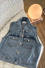 Load image into Gallery viewer, Chasing Dreams Denim Vest