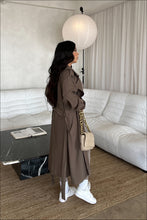 Load image into Gallery viewer, Olive Touch Trench Coat