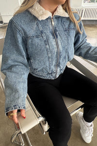 Home for the Holidays Denim Jacket