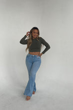 Load image into Gallery viewer, The Olive Me Long Sleeve Top