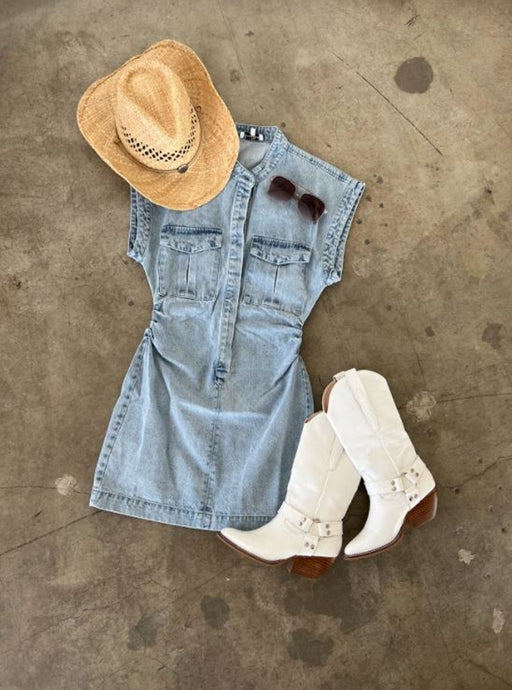 El Festival Denim Dress