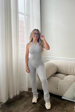 Load image into Gallery viewer, Amor Propio Flared Jumpsuit in Heather Grey