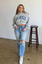 Load image into Gallery viewer, LA Girl Cropped Hoodie