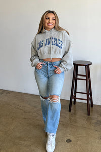 LA Girl Cropped Hoodie