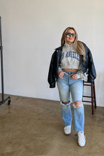 Load image into Gallery viewer, LA Girl Cropped Hoodie